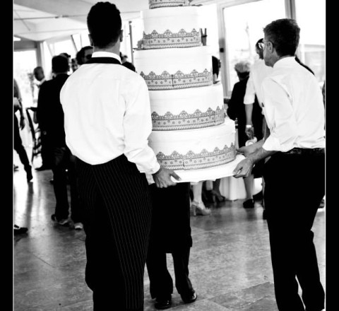 arrivo della wedding cake