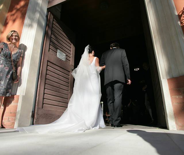 ingresso in chiesa sposa e papà