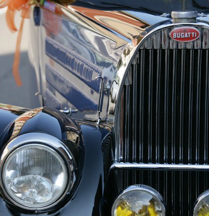 auto d'epoca matrimonio bugatti