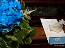 libretto chiesa matrimonio colore blu tema musica