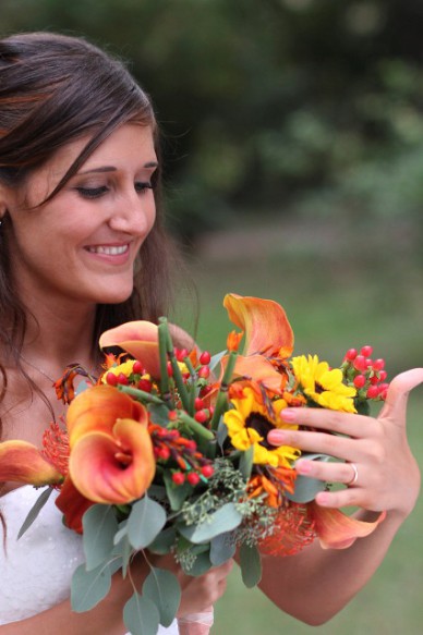 bouquet matrimonio calle arancioni