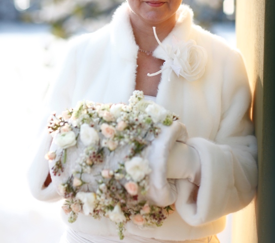 accessori invernali per sposa